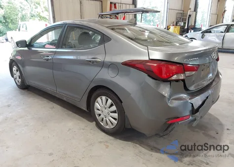 2016 Hyundai Elantra Se z USA, uszkodzony, nr VIN KMHDH4AE3GU647017